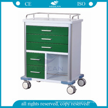 For nurse workstation with different size drawers mobile medial cart